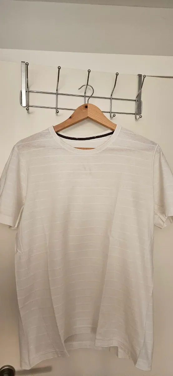 Camiseta Gucci Blanca Rayas Finas