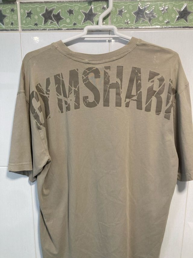 Camiseta Gymshark Beige Talla M