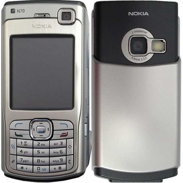 Nokia N70 Teléfono Móvil Plata