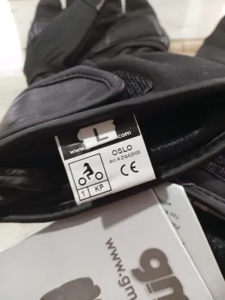 Guantes de moto negros L