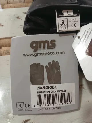 Guantes de moto negros L