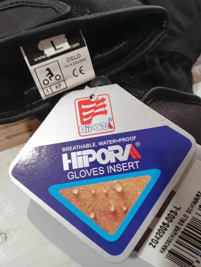 Guantes de moto negros L