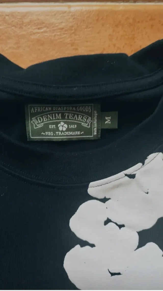 Camiseta Denim Tears Negra Talla M