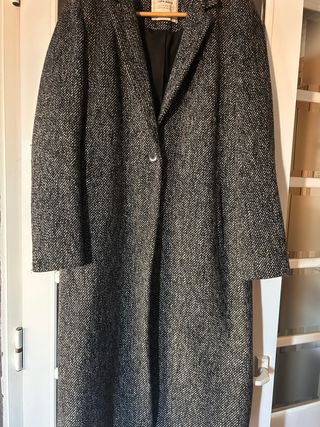 Abrigo largo Zara gris .Talla M