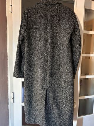 Abrigo largo Zara gris .Talla M