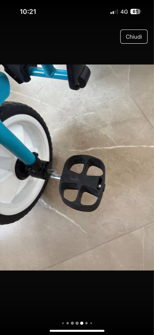 Triciclo azzurro Colibrino