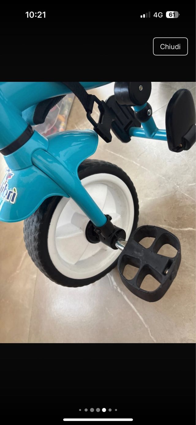 Triciclo azzurro Colibrino