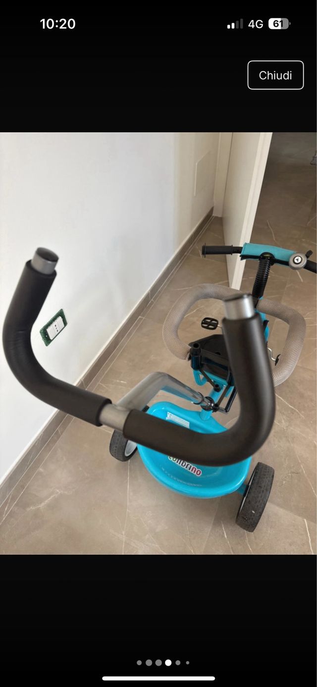 Triciclo azzurro Colibrino