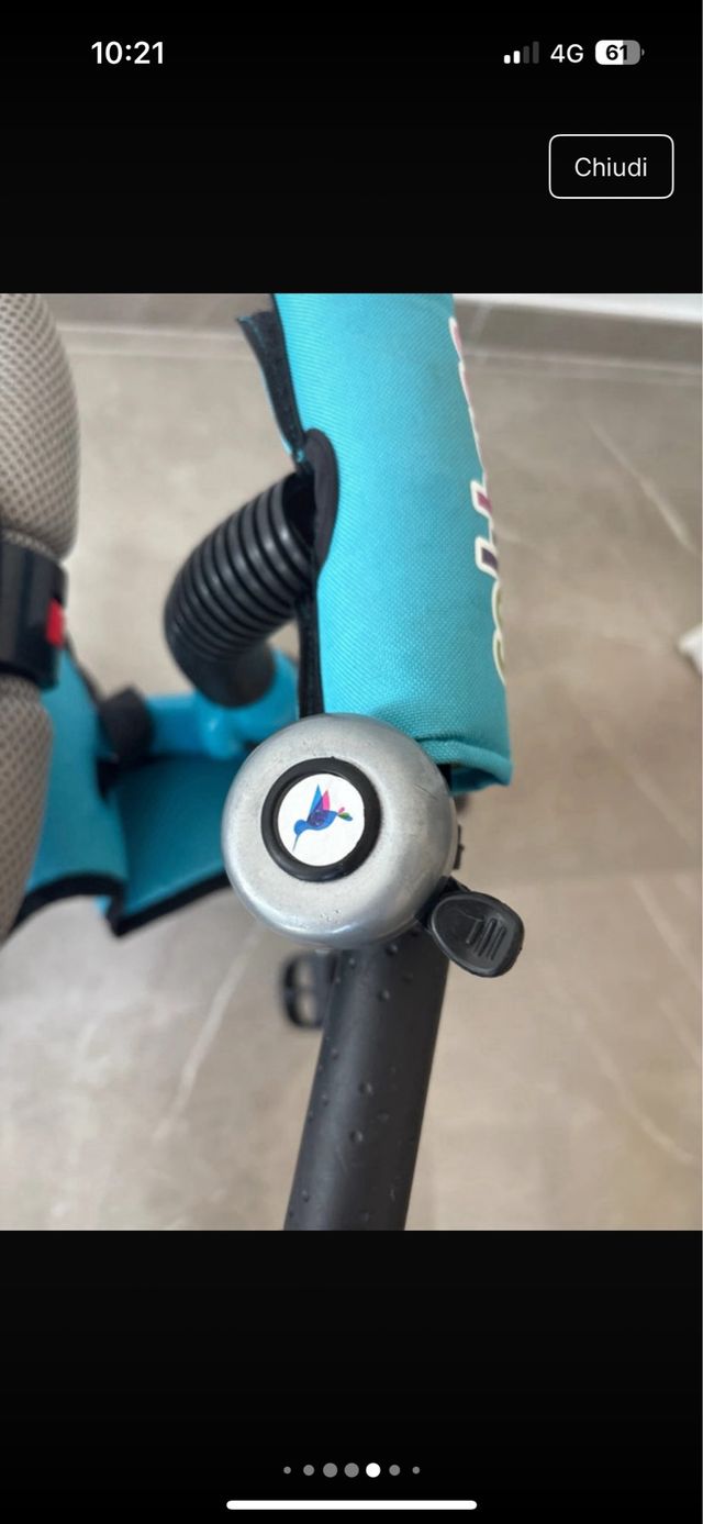 Triciclo azzurro Colibrino