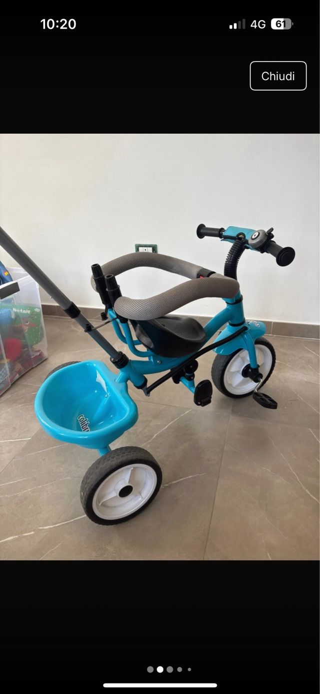 Triciclo azzurro Colibrino