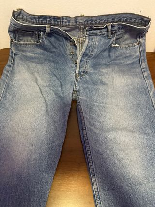 Jeans larghi uomo blu taglia M