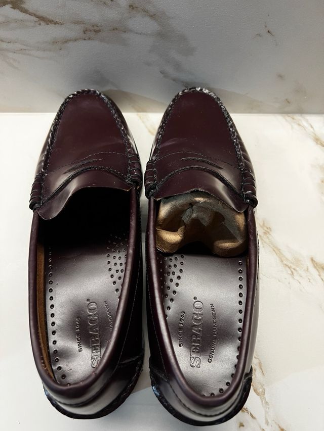 Zapatos Sebago Hombre Granate Talla 43.5