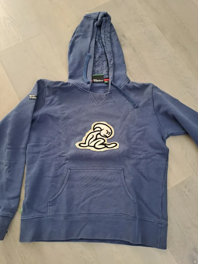 Sudadera El Niño azul con dibujo.TALLA 14
