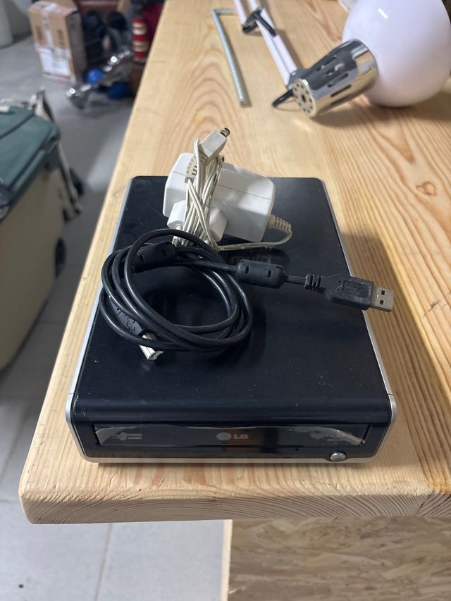 Lector CD LG Externo Negro