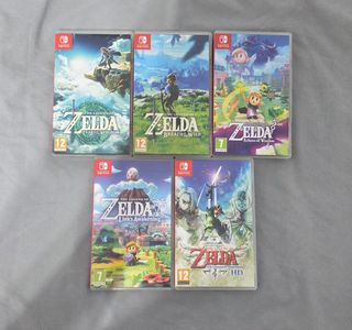 Juegos de Zelda a 35 euros cada uno switch