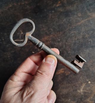Antica chiave in ferro '800