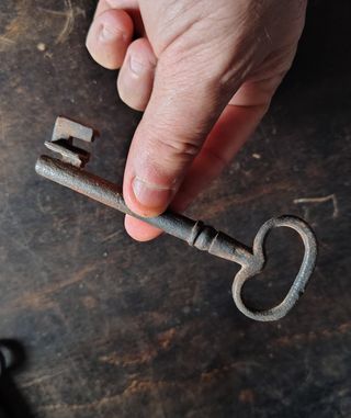 Antica chiave in ferro '800