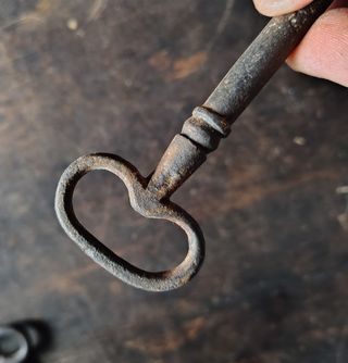 Antica chiave in ferro '800