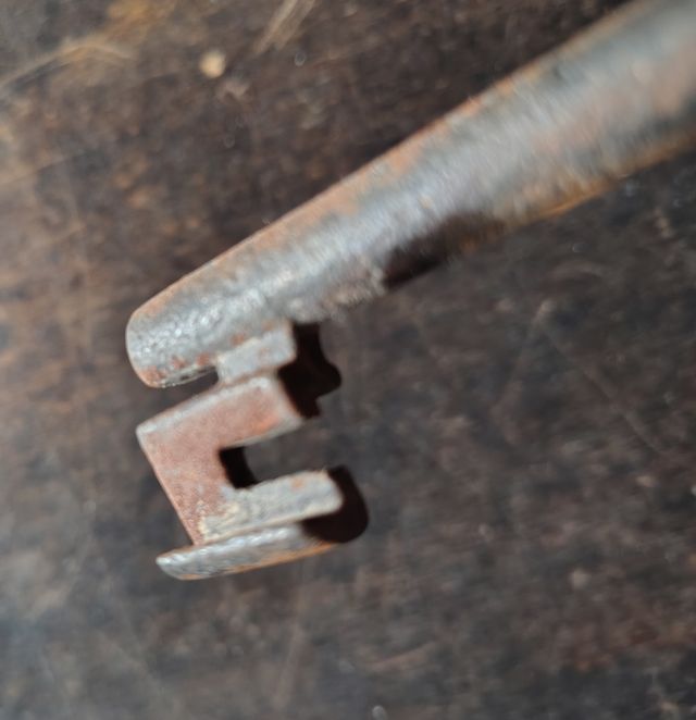 Antica chiave in ferro '800