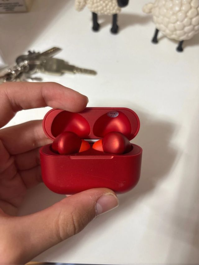 Auriculares Bluetooth Rojos