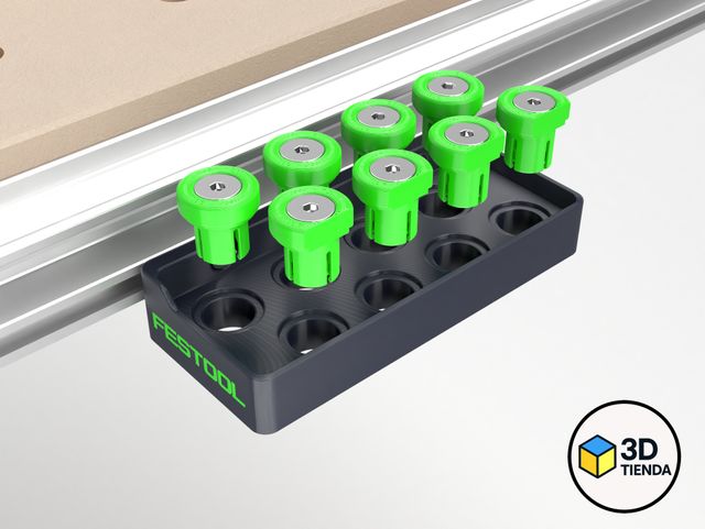 Bandeja y topes Festool banco bloqueo