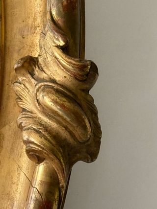 Specchiera ovale antica Napoleone III