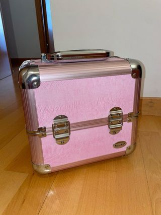 Neceser Caja Maquillaje Blush Professional Rosa