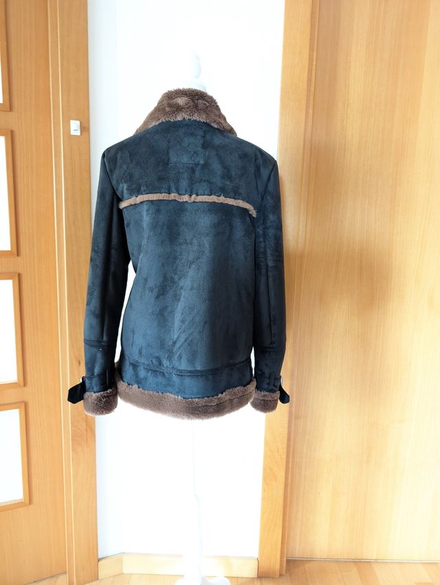 Chaqueta Hollister Piel Sintética Talla L