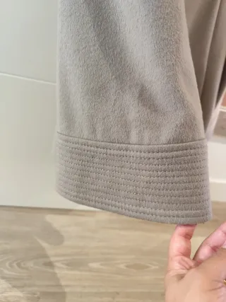 Abrigo premamá  100% lana Zara Beige