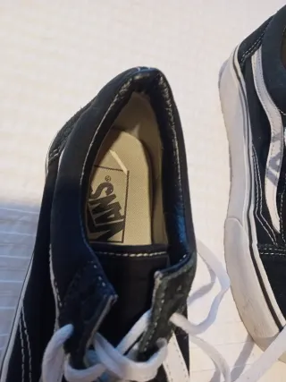 Vans Negras Talla 40.