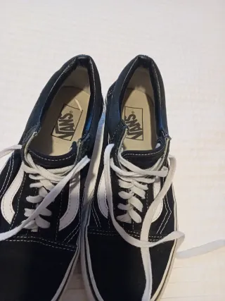 Vans Negras Talla 40.