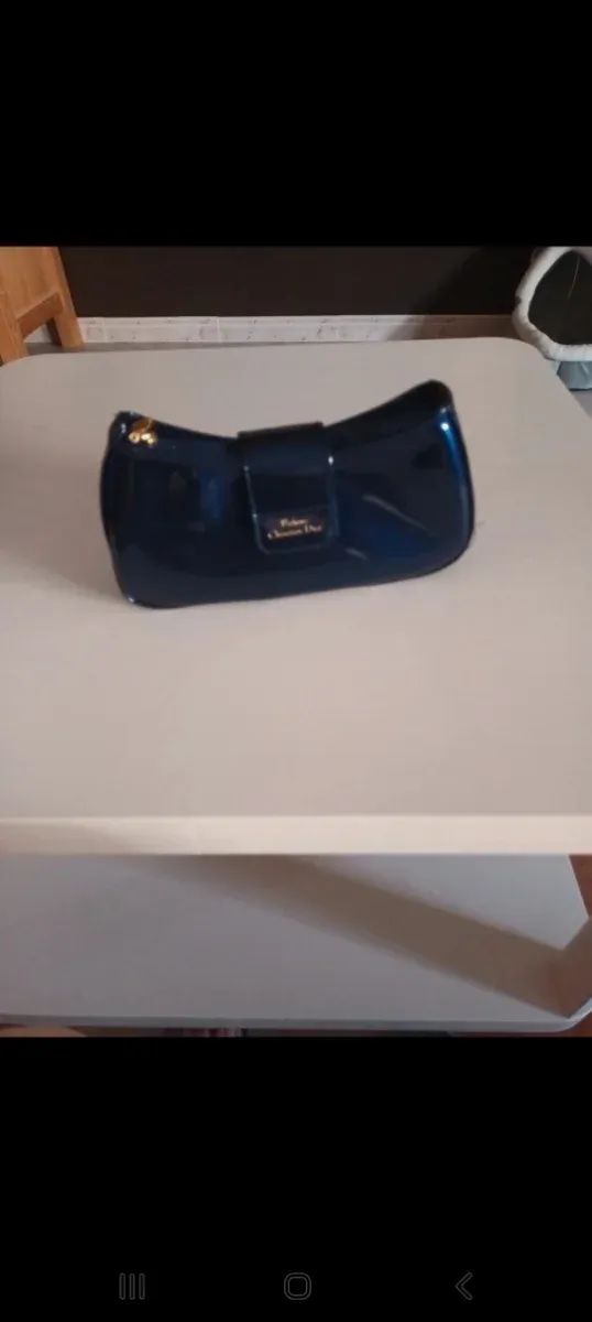 Bolsa de aseo/maquillaje Christian Dior azul