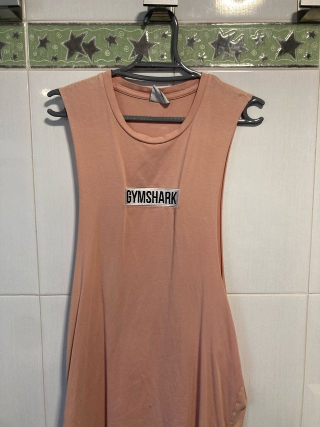 Camiseta tirantes Gymshark rosa