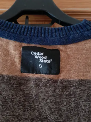 Jersey hombre franjas otoñales