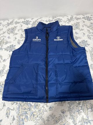 Chaleco acolchado Scania azul