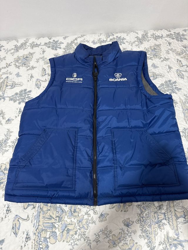 Chaleco acolchado Scania azul