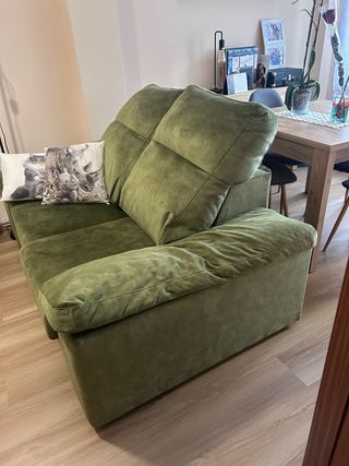 Sofá biplaza convertible en cama