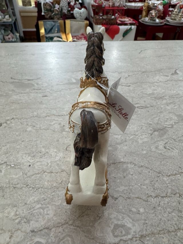 Cavallino a dondolo decorativo