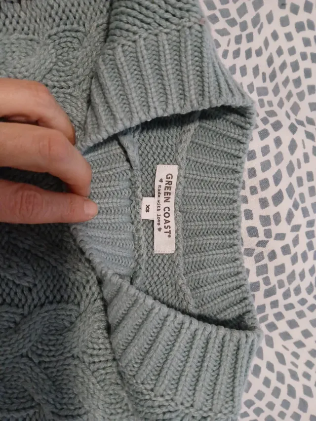 Jersey Greencoast punto trenzado Talla XS