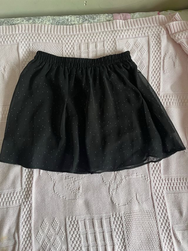 Gonna nera per bambina Gocco Lunitas