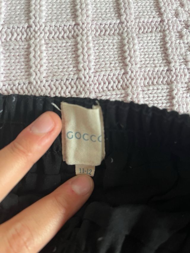 Gonna nera per bambina Gocco Lunitas