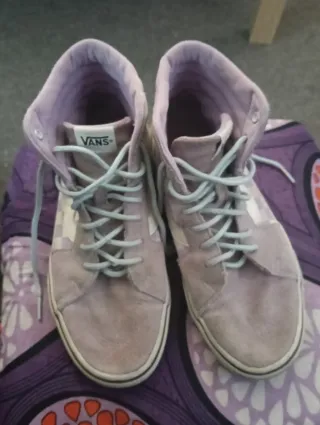 Zapatillas Vans Checkerboard Moradas