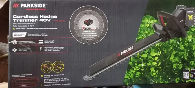 Cortasetos Parkside 40V