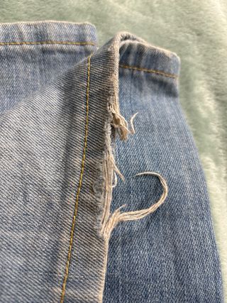 Pantalón Vaquero Hombre Blanco Jeans Talla L