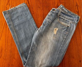 Pantalón Vaquero Hombre Blanco Jeans Talla L