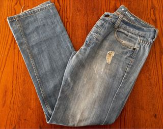 Pantalón Vaquero Hombre Blanco Jeans Talla L