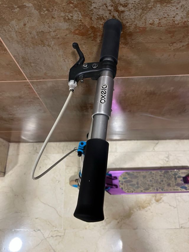 Patinete Oxelo MID5 Plata / Morado