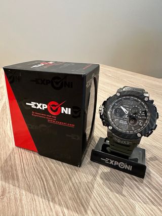 Reloj EXPONI Deportivo Negro y Verde