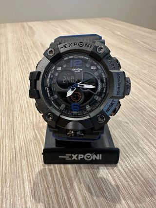 Reloj EXPONI Deportivo Negro y Verde