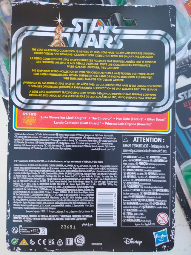 Caja 6 Figuras Star Wars El Emperador